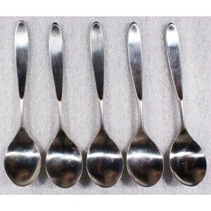 WMF Cromargan Edinburgh Festival Spoons Set of 5 Japan Stainless Flatware 6 In